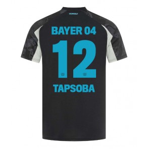 Bayer Leverkusen Edmond Tapsoba #12 Alternativní Dres 2024-25 Krátký Rukáv